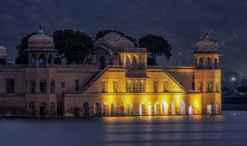 Striking night view of Jaipur